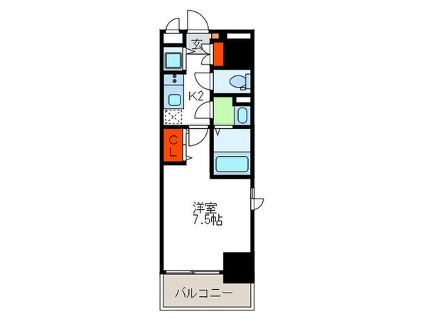 エスリード大手前(811)の物件間取画像